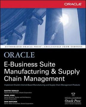 portada Oracle E-Business Suite Manufacturing & Supply Chain Management (en Inglés)