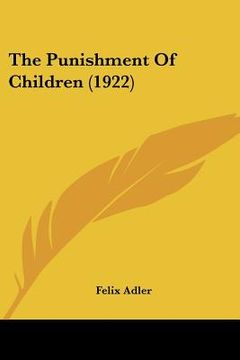 portada the punishment of children (1922) (in English)