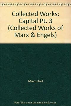 portada Marx and Engels Collected Works: Capital: Vol 3 (Collected Works of Marx Engels) (en Alemán)