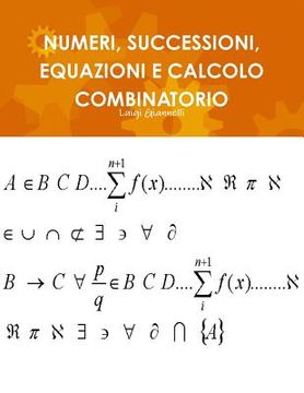 portada Numeri, Successioni, Equazioni E Calcolo Combinatorio (en Italiano)