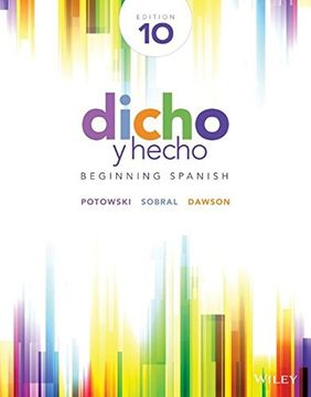 portada Dicho Y Hecho: Beginning Spanish (in Spanish)