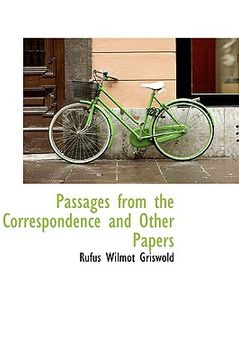 portada passages from the correspondence and other papers (en Inglés)
