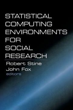 portada statistical computing environments for social research (in English)