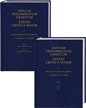 portada Novum Testamentum Graecum Editio Critica Maior IV 2 Volume Set: Die Katholischen Briefe/Catholic Letters (in German)