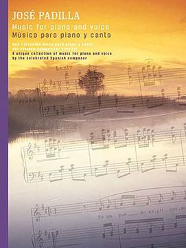 portada jose padilla: music for piano and voice (en Inglés)