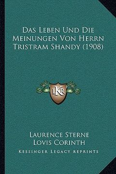 portada Das Leben Und Die Meinungen Von Herrn Tristram Shandy (1908) (in German)