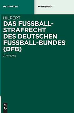 portada Das fu Ballstrafrecht des Deutschen fu Ball-Bundes (Dfb) (en Alemán)