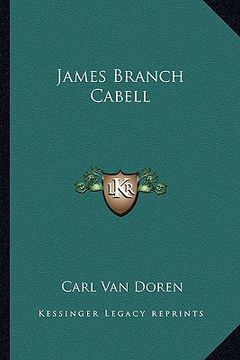 portada james branch cabell (en Inglés)