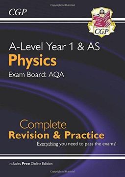 portada New A-Level Physics for 2018: AQA Year 1 & AS Complete Revision & Practice with Online Edition (CGP A-Level Physics) (en Inglés)