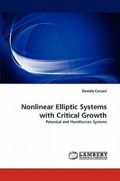 portada nonlinear elliptic systems with critical growth (in English)