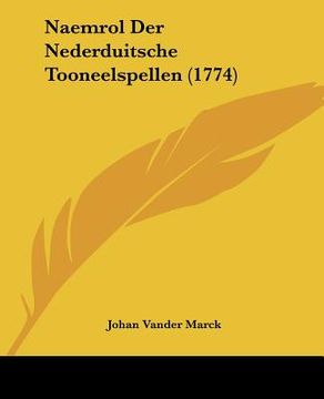 portada naemrol der nederduitsche tooneelspellen (1774) (in English)