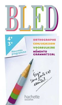 portada Bled Français 4E/3E - Livre Élève - Edition 2012