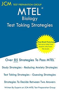 portada Mtel Biology - Test Taking Strategies: Mtel 13 - Free Online Tutoring - new 2020 Edition - the Latest Strategies to Pass Your Exam. (en Inglés)