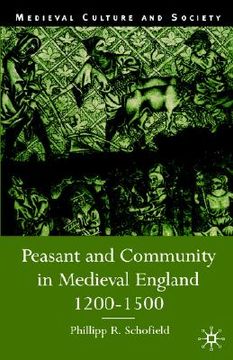 portada peasant and community in medieval england, 1200-1500 (en Inglés)