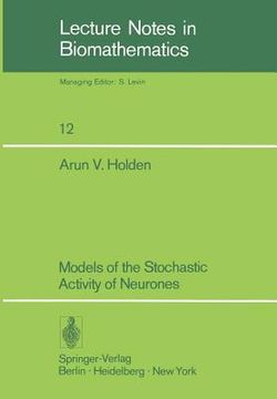 portada models of the stochastic activity of neurones (en Inglés)