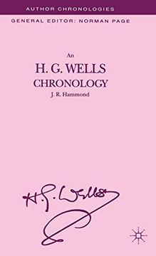 portada An H. G. Wells Chronology (Author Chronologies Series) (in English)