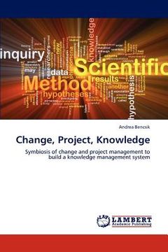portada change, project, knowledge (en Inglés)