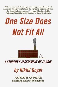 portada one size does not fit all: a student`s assessment of school