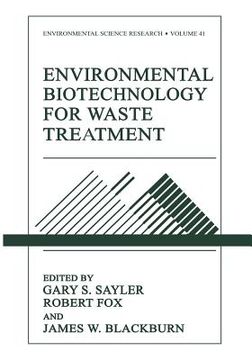 portada Environmental Biotechnology for Waste Treatment (en Inglés)