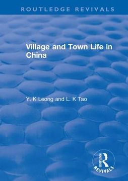 portada Revival: Village and Town Life in China (1915) (in English)