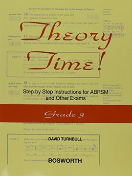 portada David Turnbull: Theory Time - Grade 3 Livre Sur la Musique