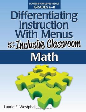 portada Differentiating Instruction With Menus for the Inclusive Classroom: Grades 6-8
