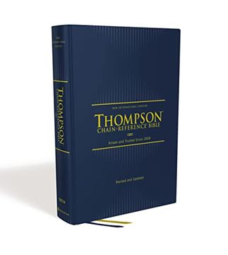 portada Niv, Thompson Chain-Reference Bible, Hardcover, Navy, red Letter, Comfort Print (en Inglés)