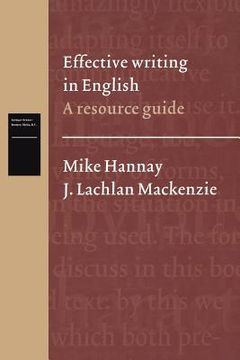portada Effective Writing in English: A Resource Guide (in English)
