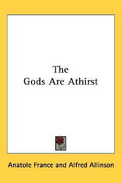 portada the gods are athirst (in English)