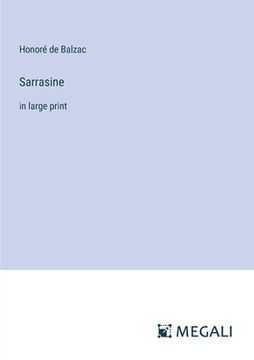 portada Sarrasine: in large print (in English)