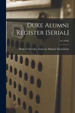 portada Duke Alumni Register [serial]; 32 (1946)