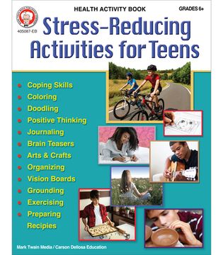 portada Stress-Reducing Activities for Teens (in English)