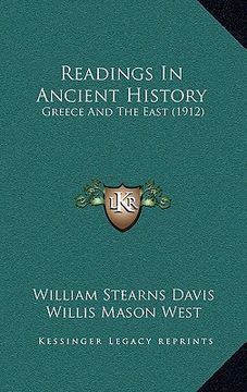 portada readings in ancient history: greece and the east (1912) (en Inglés)