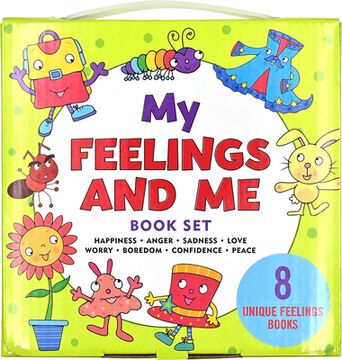 portada My Feelings & me box set (8 Books to Help Your Child Process Their Emotions; Happiness, Anger, Sadness, Love, Worry, Boredom, Confidence, and Peace) (en Inglés)