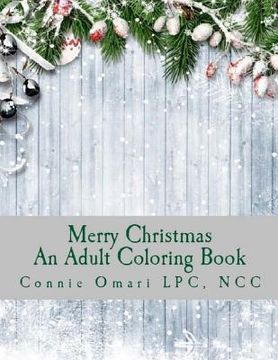 portada Merry Christmas: An Adult Coloring Book (en Inglés)