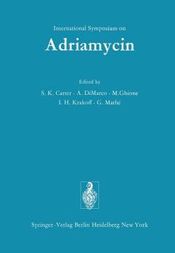 portada international symposium on adriamycin: milan, 9th-10th september, 1971 (en Inglés)