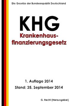 portada Krankenhausfinanzierungsgesetz - KHG (German Edition) (en Alemán)