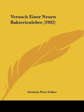 portada versuch einer neuen bakterienlehre (1902) (en Inglés)