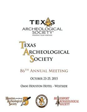 portada Texas Archeological Society 86th Annual Meeting: 86th Annual Meeting Program (en Inglés)