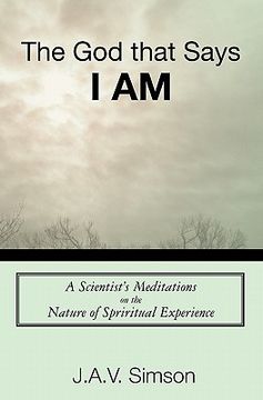 portada the god that says i am (in English)