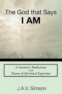 portada the god that says i am (en Inglés)