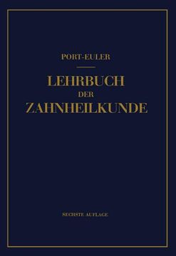portada Lehrbuch der Zahnheilkunde (in German)