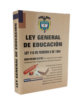 portada LEY GENERAL DE EDUCACIÓN LEY 115 DE FEBRERO 8 DE 1994 (in Spanish)
