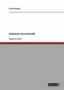 portada Gadamers Hermeneutik (en Alemán)