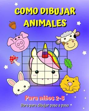 portada Cómo Dibujar Animales: Una guía para aprender a dibujar con el método de la cuadrícula de copia
