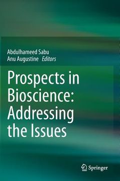 portada prospects in bioscience: addressing the issues (in English)