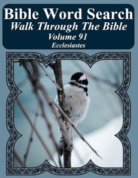 portada Bible Word Search Walk Through The Bible Volume 91: Ecclesiastes Extra Large Print (en Inglés)