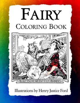 portada Fairy Coloring Book: Art Nouveau Illustrations by Henry Justice Ford (Historic Images) (Volume 4)