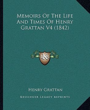 portada memoirs of the life and times of henry grattan v4 (1842)