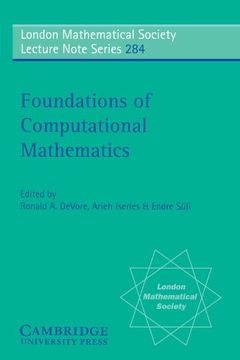 portada Foundations of Computational Mathematics (London Mathematical Society Lecture Note Series) (en Inglés)